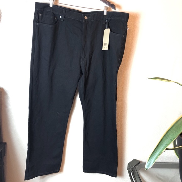 Levi’s || NWT Black Regular Waterless Jeans 46x29 - Picture 1 of 6